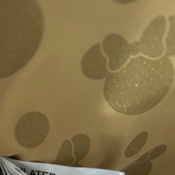 Disney Loungefly NWT Backpack Gold Sparkle,Minnie Ears.Gold Hrdwr. Host Pick - Picture 4 of 12